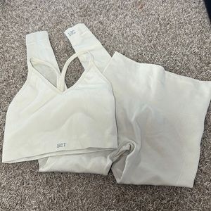 SETACTIVE bone sculptflex top(S)  and leggings( XS)